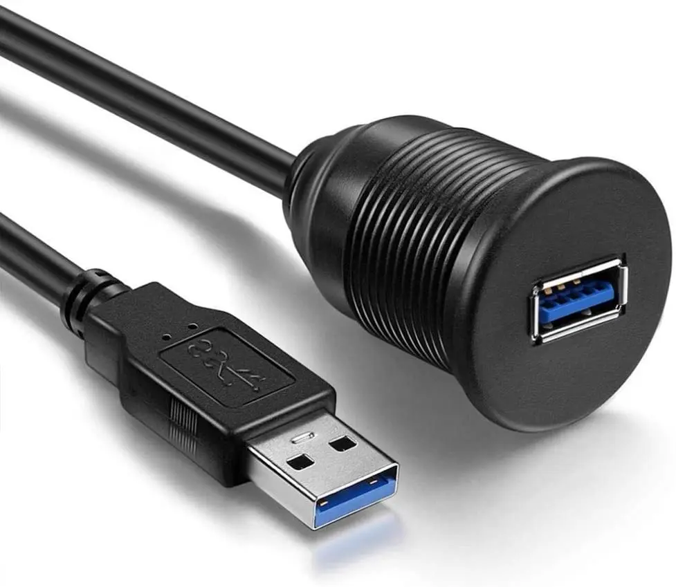 Super speed  portable external hard drive USB3.0 male-female cable Android phone car desktop etc