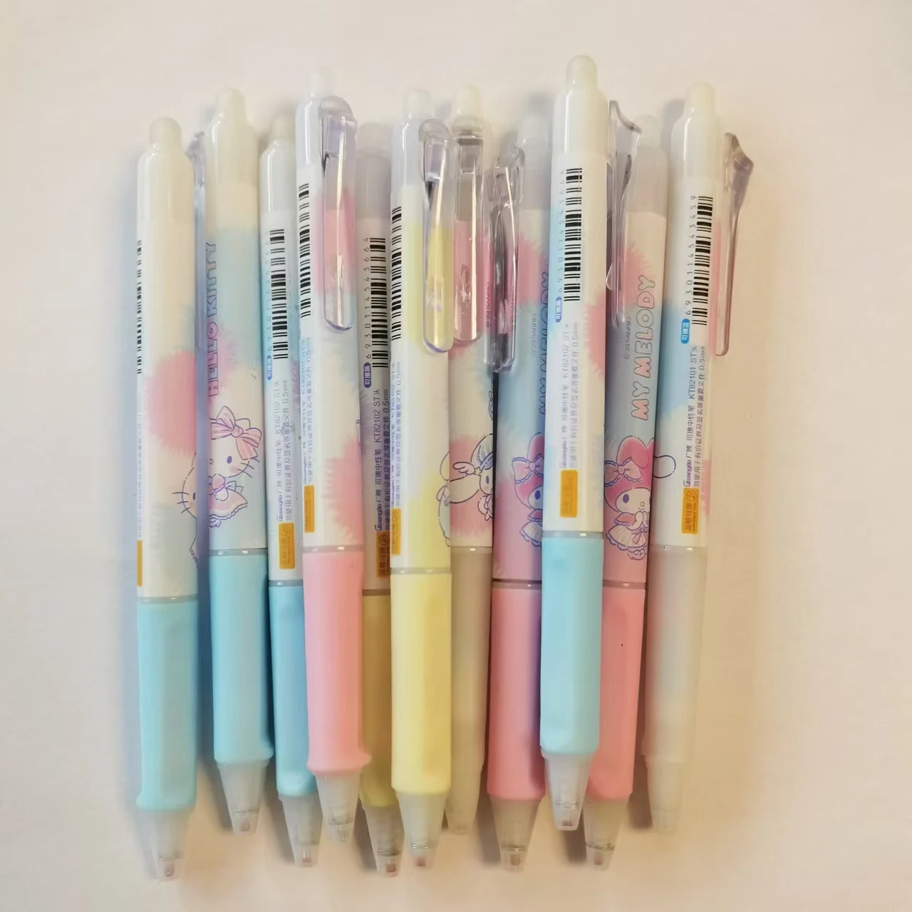 Direct from Factory Erasable 0.5mm Gel Pens in Purple and Blue School Supplies