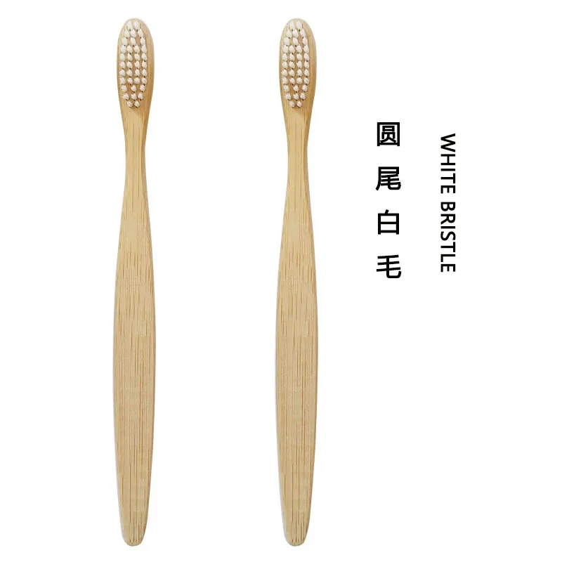 1/2PCS Bamboo Toothbrush Health Soft Fibre Wood wooden Tooth brushes for Adult Children Tooth Brush Eco products