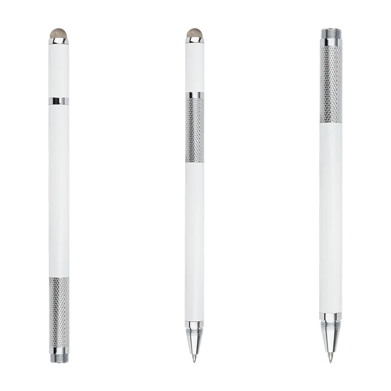 Double Sides Precision Disk Stylus Pen 2 in 1 Fiber Disk Sucker Capacitive Disc Touch Screen Cellphone Tablet PC Pen Stylus
