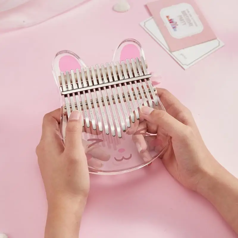 bset seller cartoon kalimba aileen north american hot sell 17 keys  musical de kalimba piano