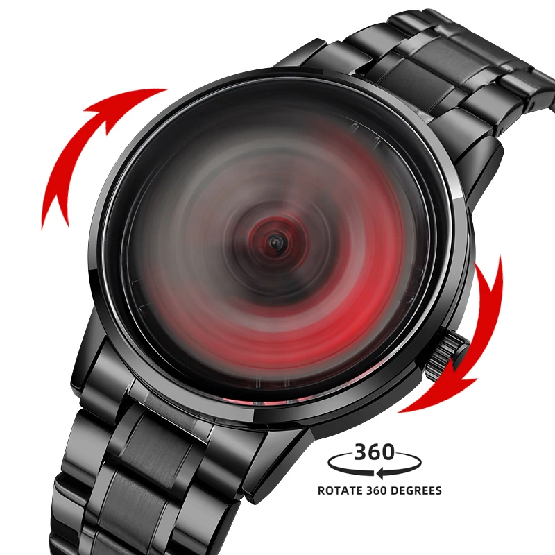 Skmei 1787 New Multiple Car Wheel Watch Design Spinning Waterproof Quartz Watch Men steering wheel Rotation Car Watch