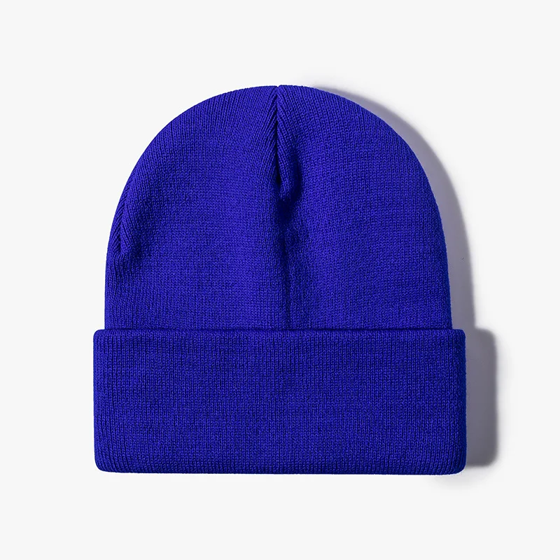 Wholesale blank Cheap price recycled acrylic beanie hats plain no logo adults hip hop stylish beanies hat knitted