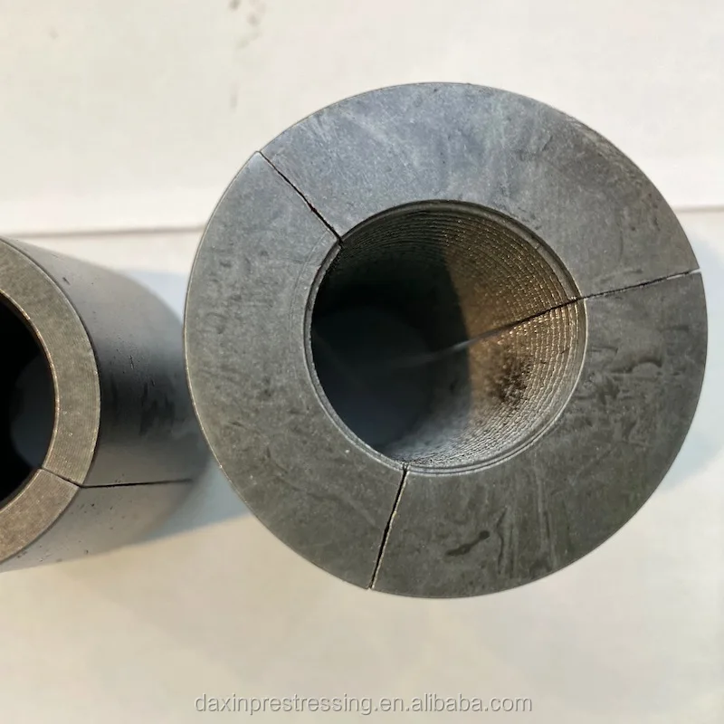 12.7mm 15.2mm Cable Wire Grips 2 Piece Cable Clip 3 Parts Steel Wedge Clamp for PC Strand