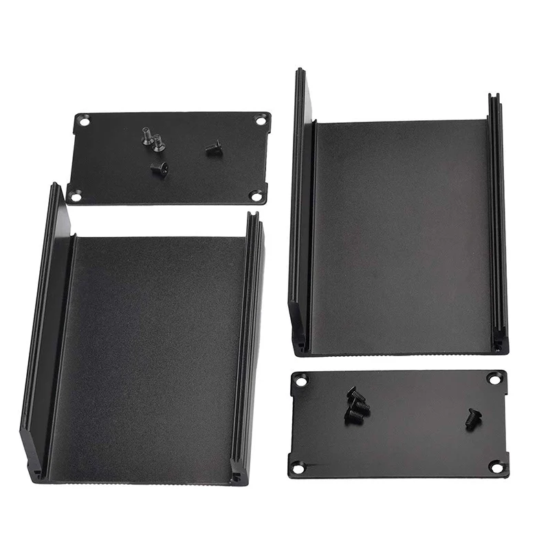 Electronic Extruded Aluminum Enclosure Aluminum Extrusion Enclosure PCB Housing Box Anodized Aluminum Enclosure