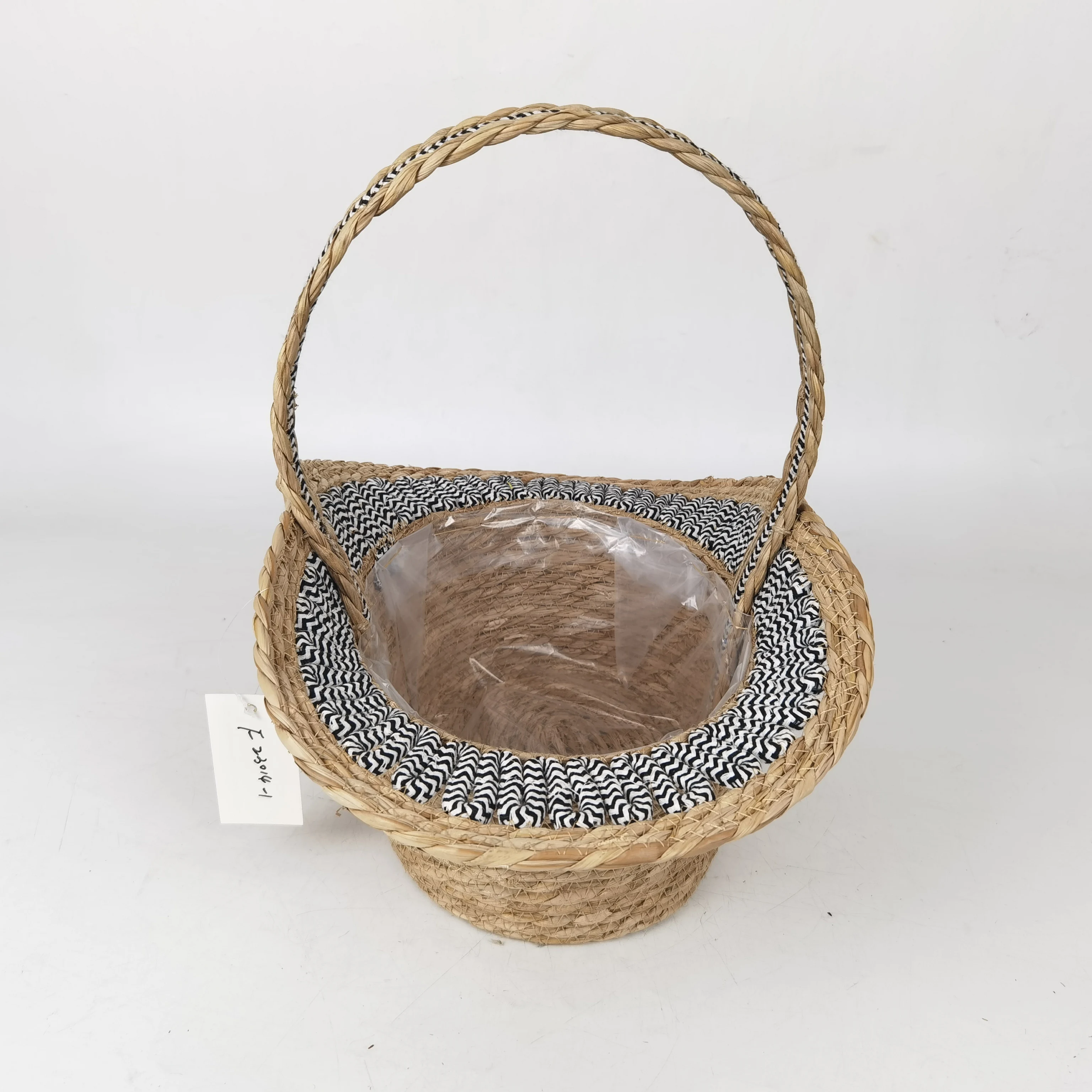 Seagrass Basket With Handle Handmade Gift For Candy