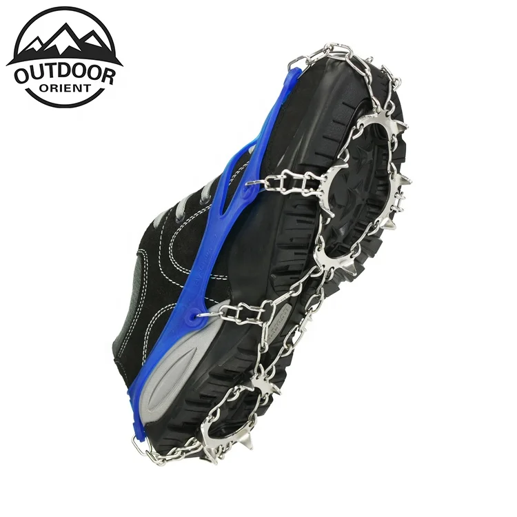 Outdoor Sports Hiking Boots Camping Accessories Sports Shoes Crampons Traction Cleats Mountaineering Anti Slip Ski Crampons