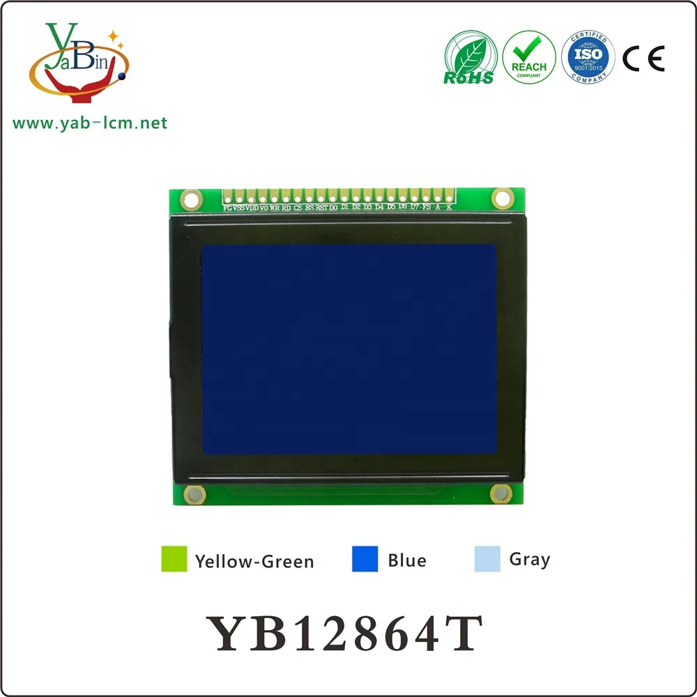 Cob 12864 lcd Module, 128X64 Lcd Screen Display With Ra6963C/T6963C/Uci6963 Or Eqv