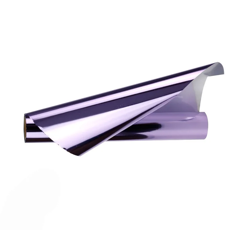 Glossy Chrome Gold Car Vinyl Wrap Film self adhesive Color Change Foil For Auto Wraps, laser foil for car wrap