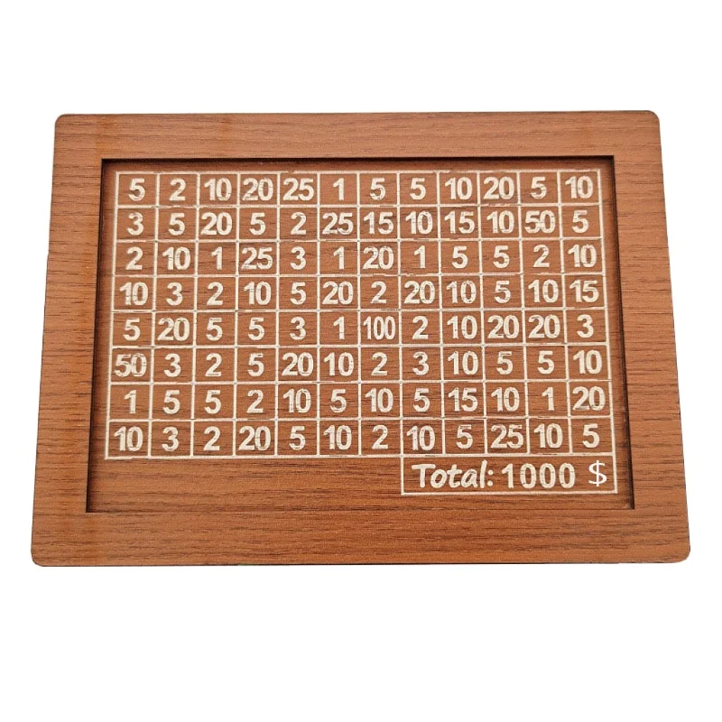 Money Box with Counter Home Quality Counter Dollar Piggy Bank, Kids Gifts, Wooden Crafts