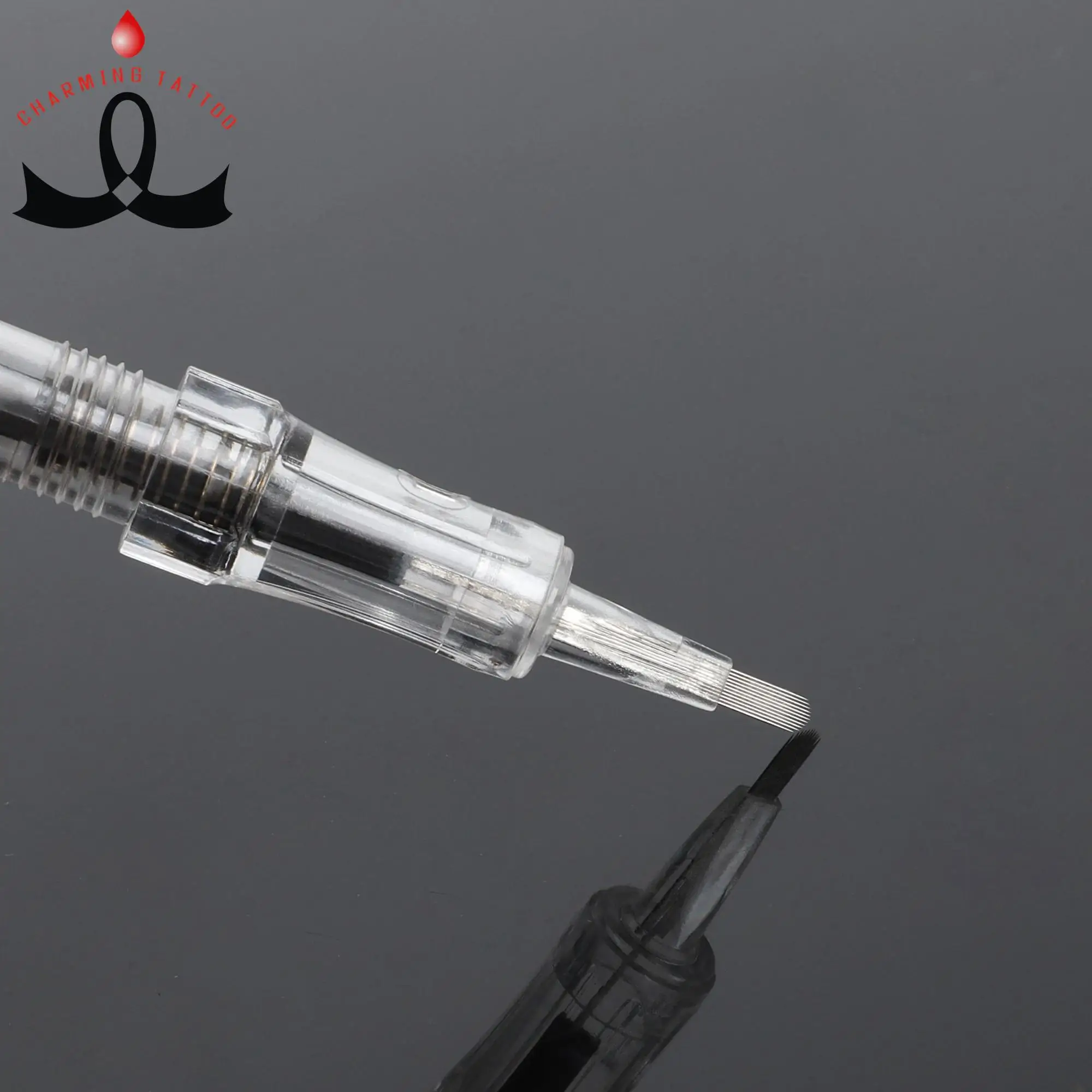 New Arrival 0.18mm 11U Screw Cartridge Needles For Black Pearl PMU Digital Tattoo Machine Eyebrow