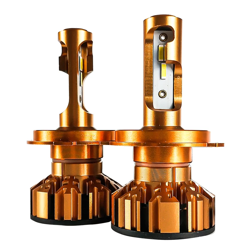 car LED Headlights V10 H11 3000k 4300k 6000k Tricolor lamps 3 colors LED headlamps new design three colors high power led