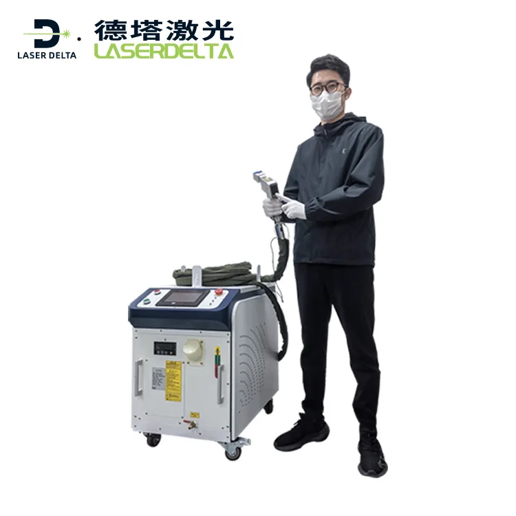 2022 DeltaWeld New 3IN1 Laser Machine for Welding Cleaning Cutting Equipment  1000W 1500W 2000W