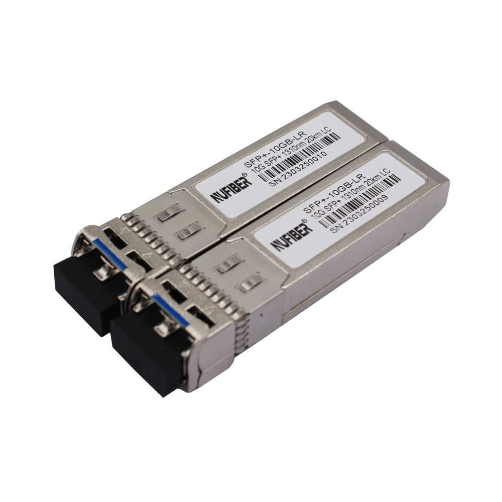 10G SFP+ LR 10km Optical Transceiver Module 1310nm LC Connector for Network and Telecom Fiber Optic Use