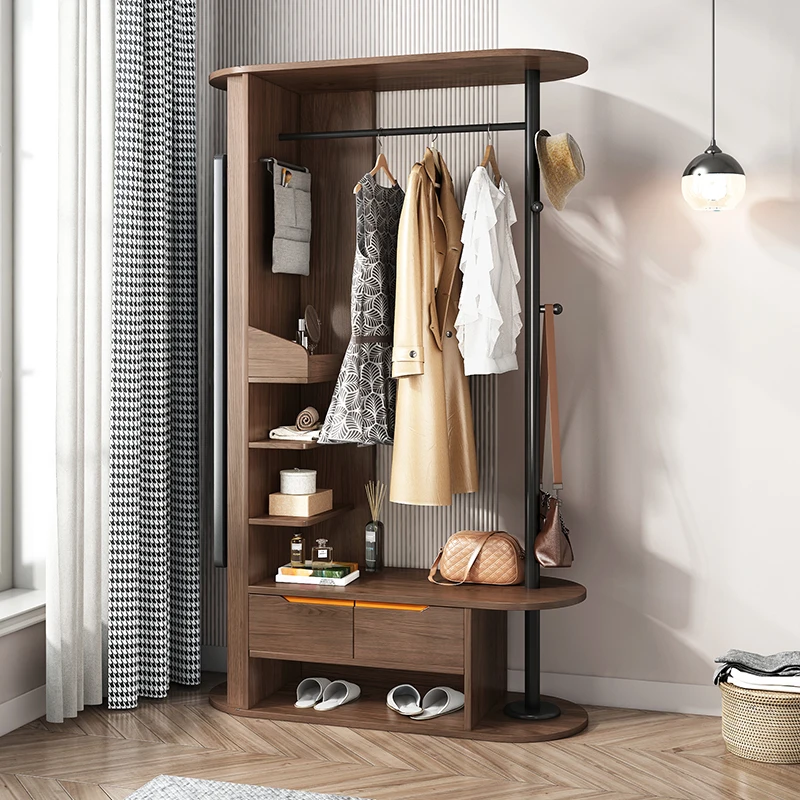 Лидер продаж, современная мебель для спальни, зеркальная Подставка для одежды, шкафа, деревянная вешалка для пальто