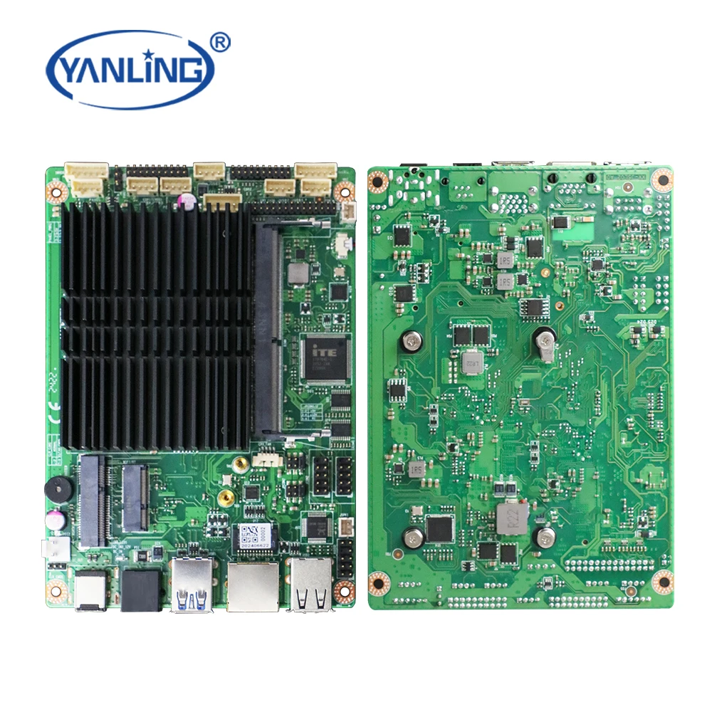 Custom Industrial Mini-ITX Motherboard 1RJ45 LAN 1Mini-PCIe 170x170mm industrial control pc motherboard for Digital Multimedia