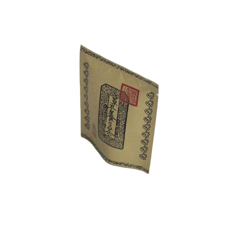 
HIgh quality cheap price custom 3 side seal packing individual tea bag packaging 