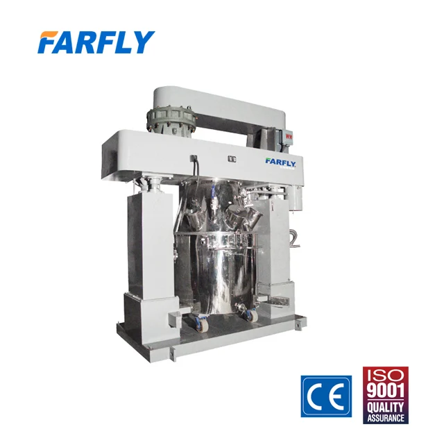 Lab small scale 2L FXDJ-2 Double Planetary Mixer with vacuum cover suitable for Adhesive Sealant Glue