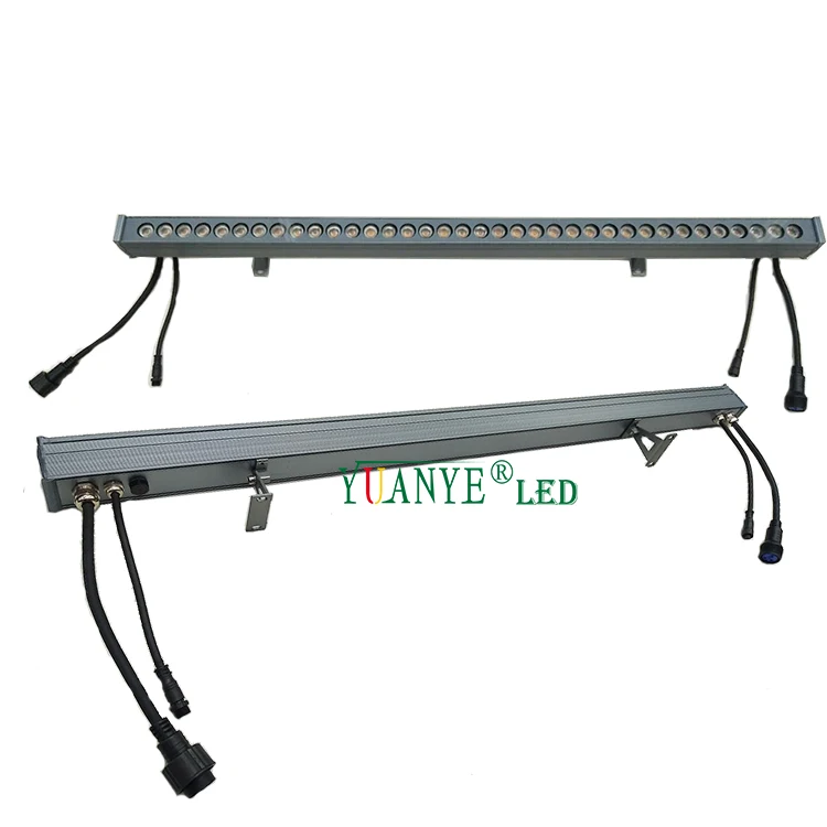 DMX Strobe Linear Wall Washers Waterproof Building FAC ADE Decorative Ultra Thin IP67 Exterior 30W 40W 50W