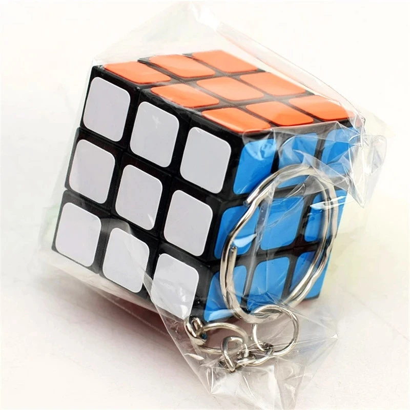 Magic Cube Keychain Professional 3x3x3 Speed Puzzle Cube