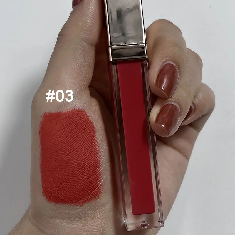 Custom unbranded Wholesale golden rose liquid matte lipstick