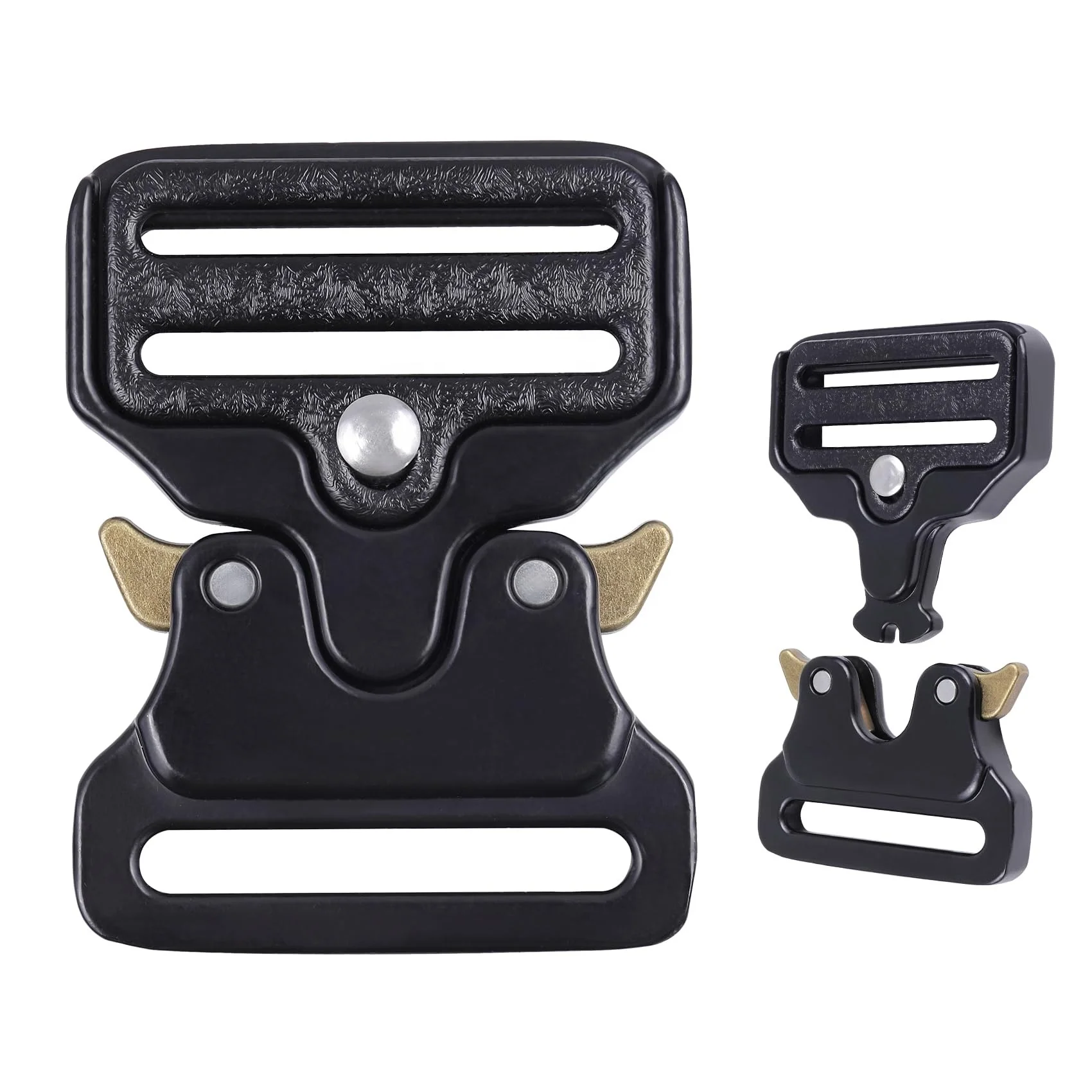 Automatic Quick Release Metal Shoes Buckle 39mm Zinc Alloy Tactical Buckle