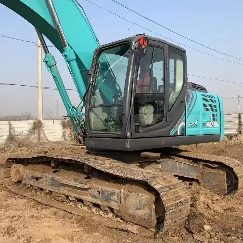 Экскаватор Kobelco SK210 по низкой цене оригинальный японский бренд 21ton экскаватор sk210