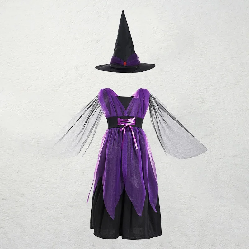 Halloween costumes  children cosplay cartoon costumes witch role-playing Halloween costumes