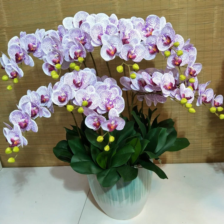 Artificial Orchid Flower  Real Touch Simulation Butterfly Phalaenopsis Flowers for Home Wedding Party