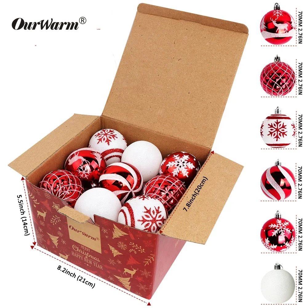 OurWarm 36 шт. декоративные сумки для украшения нового