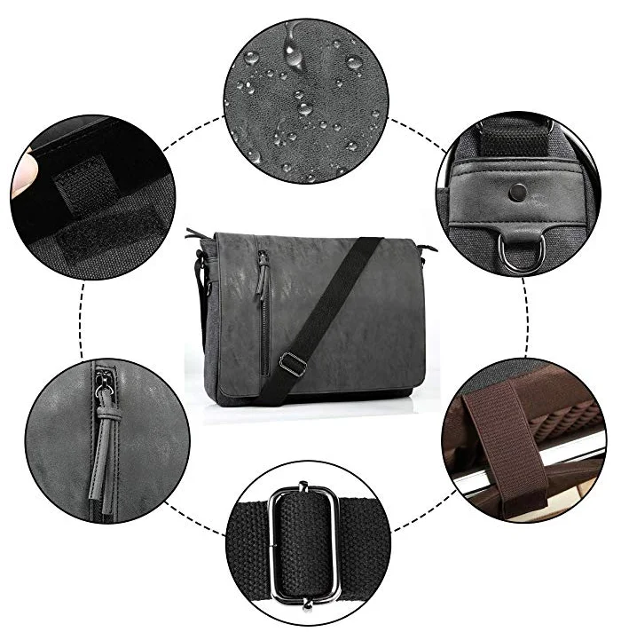 Custom shoulder tote messenger business backpack nylon charging port logo briefcase  felt waterproof trolley laptop bags for men