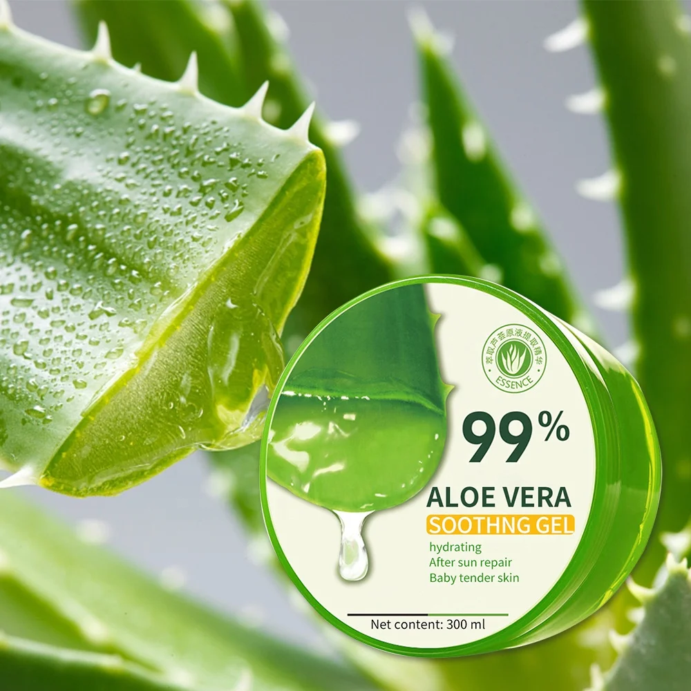 Aloe Vera Gel Facial Moisturizing Gel Mask Pomegranate Vitamin C Anti Wrinkle Cream Serum Oem Aloe Vera Gel For Skin Lightening