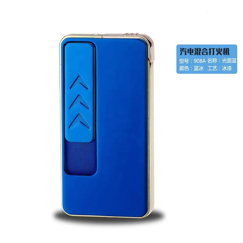 Personality Design Luxurious Appearance Windproof USB Rechargeable Electric Lighter
