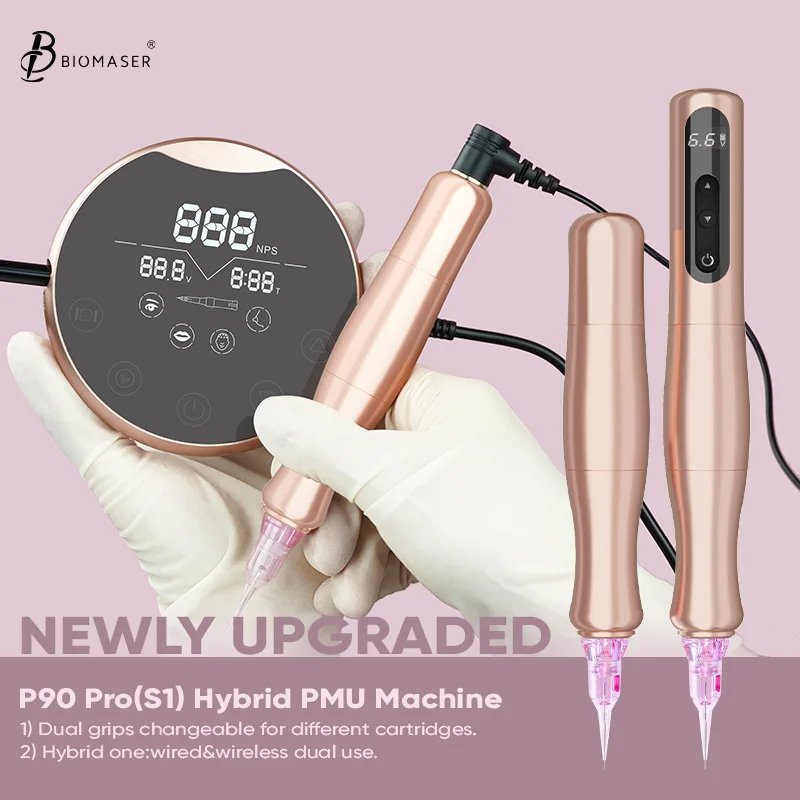 Permanent Makeup Training Tool Machine Custom Wireless PMU Manufacturer Direct Permanent Makeup Machine with 1 Extra Battery