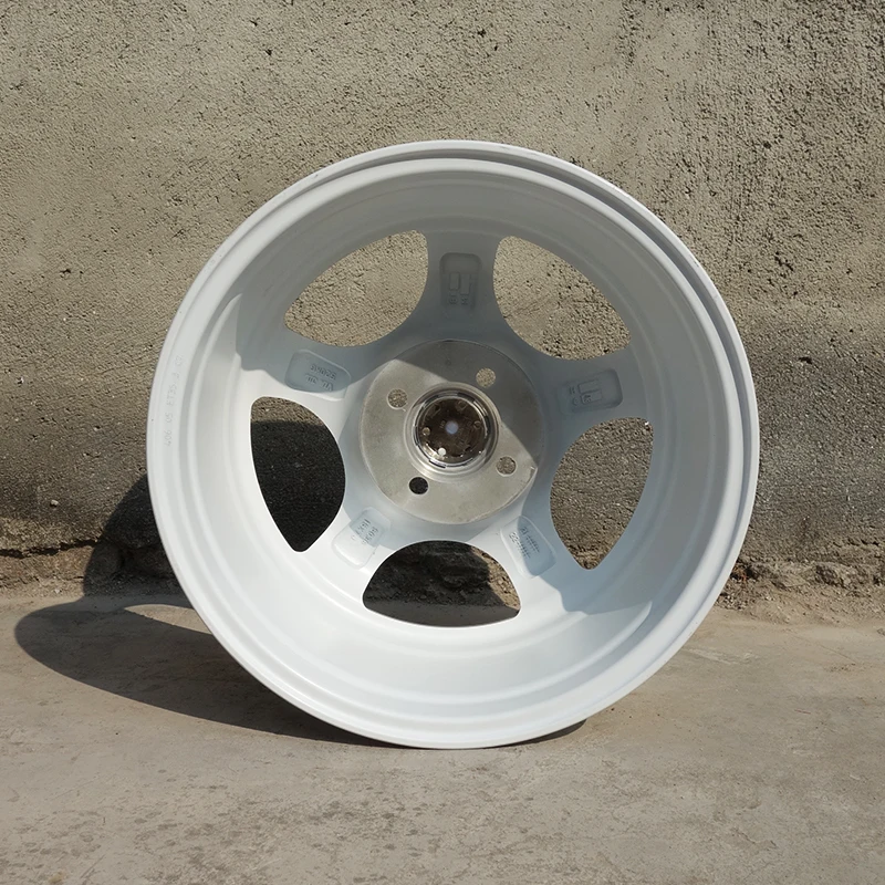 Jiangzao customize cerchi in lega black 4 hole 4*100 15 inch passenger car rims wheels