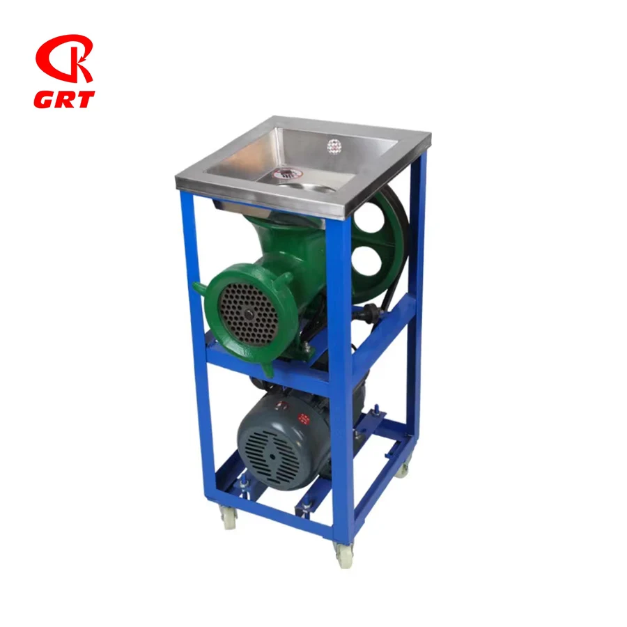 GRT-NMC42A Commercial Electric Meat Mincer Chicken Grinder Bone Shredder Fish Shredder Chicken Skeleton with Aluminum Motor