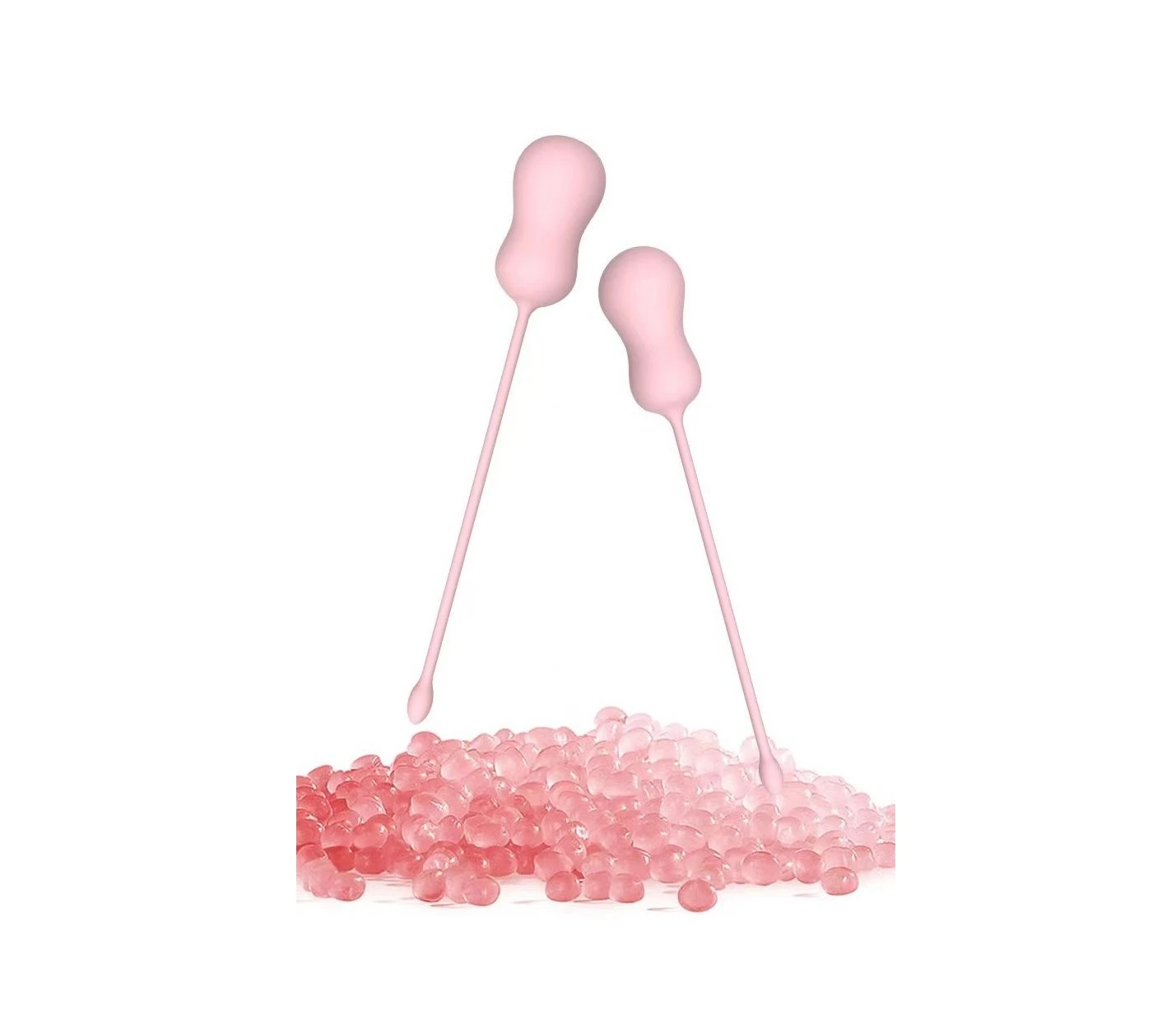 Three specifications of medical silicone ergonomic remodeling firm care pelvic floor muscle exercise plastic dumbbells for women