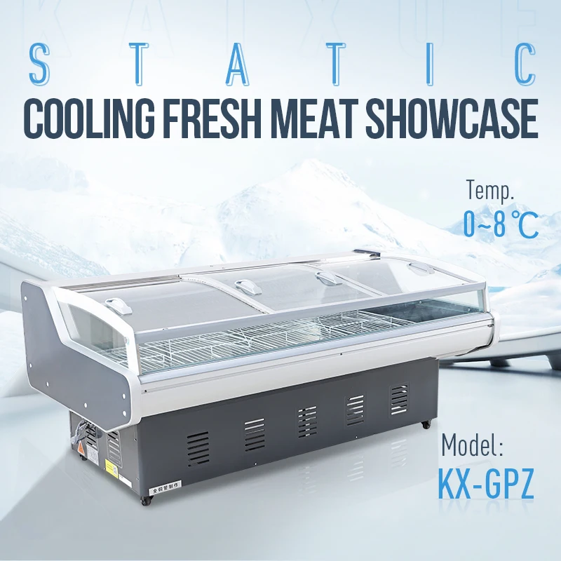 commercial freezer chiller freezer fish display freezer for sale