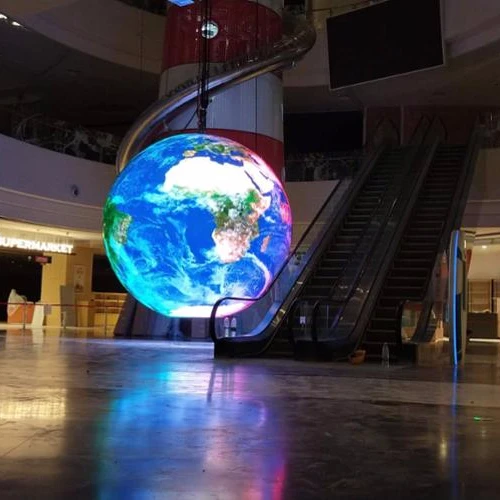 P4  Full Color indoor Spherical LED screen for show room Ball led display  globe advertising Pantalla Bola