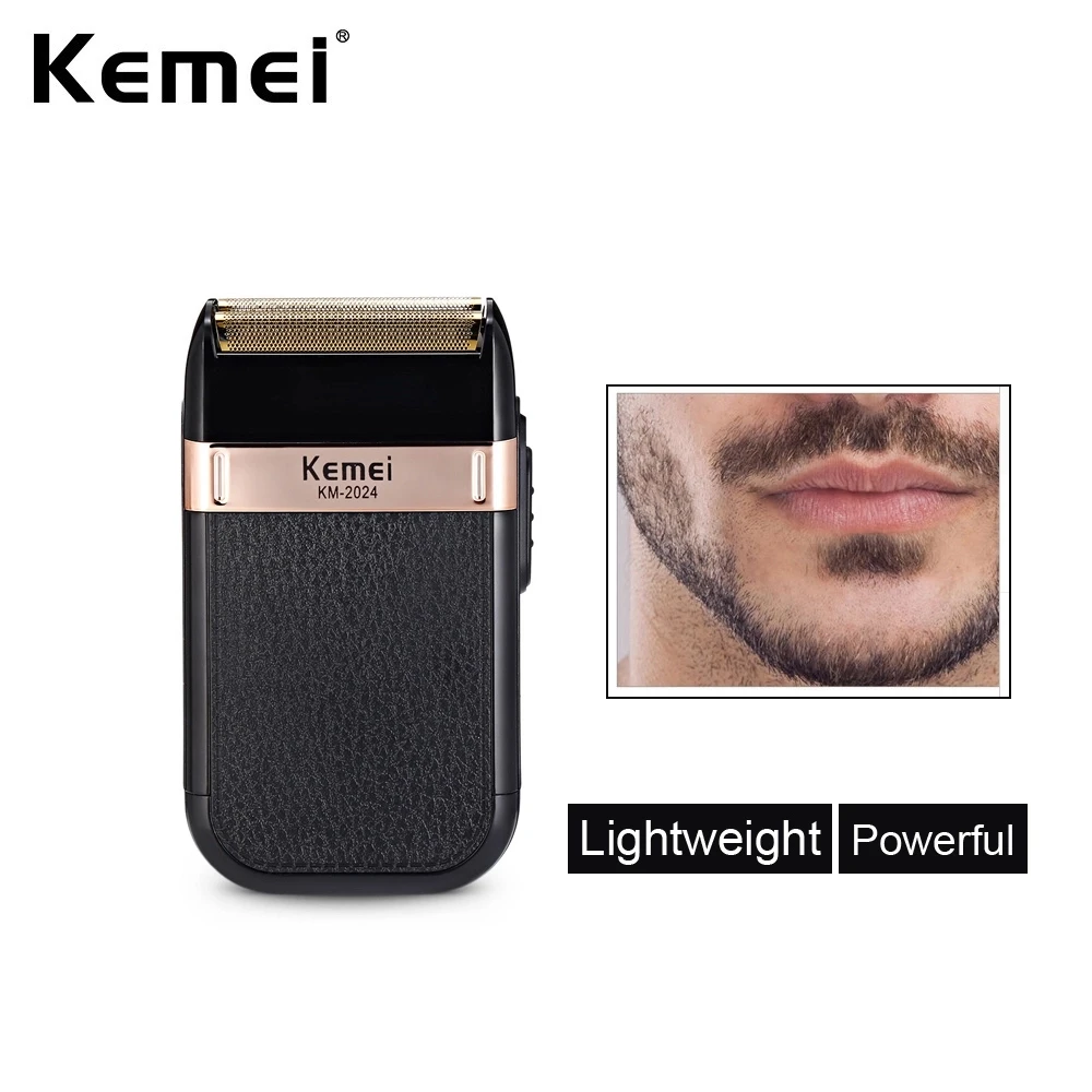  Kemei km-2024 электробритвы USB зарядная электробритва для мужчин Водонепроницаемая бритва волос купить и хорошо