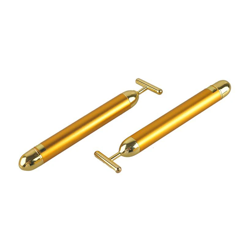 
High frequency facial lifting and tightening machine T shape massager AA battery powered easy to carry easy to use 