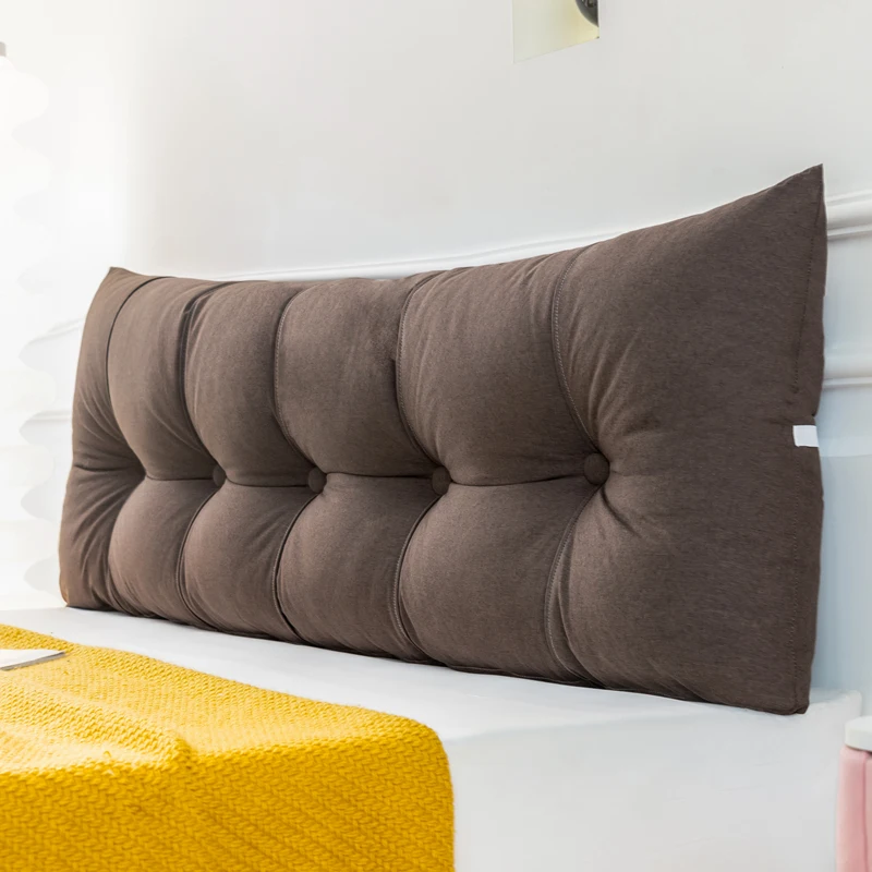 Hot sale waist back support modern Korean style cushion double bed backrest large pillow