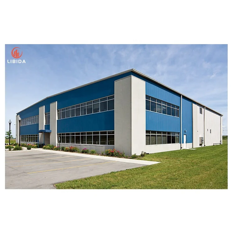 Тяжелый промышленный центр Libida промышленная Изолированная Тяжелая сборная стальная конструкция по цене цеха сборный ангарный