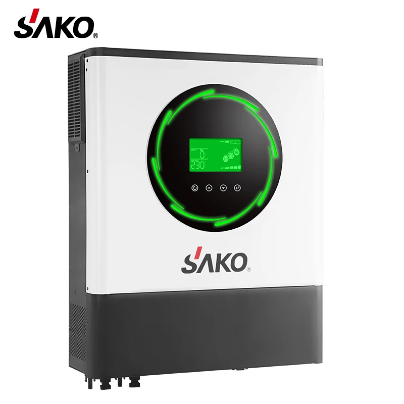 China Sako Sunpolo 8Kw 11Kw 10Kw Pure Sine Wave Dc To Ac Inverter 48V Home Power System On Off Grid Mppt Hybrid Solar Inverter