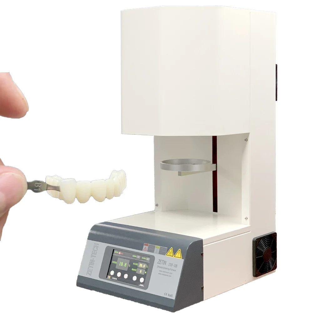 Programmable Mosi2 Sic Fast Speed Zirconia Sintering Furnace Dental Fast And Slow Sintering Furnace Ceramic 1730 For Dental Lab