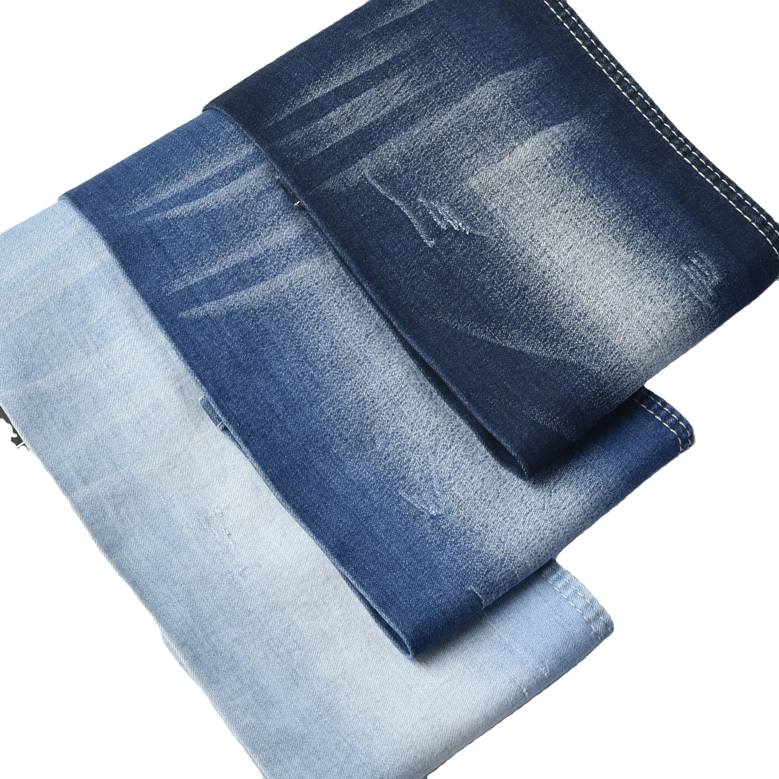Twill Cotton polyester Spandex Denim Fabric good  prices For Jeans pants clothing Material