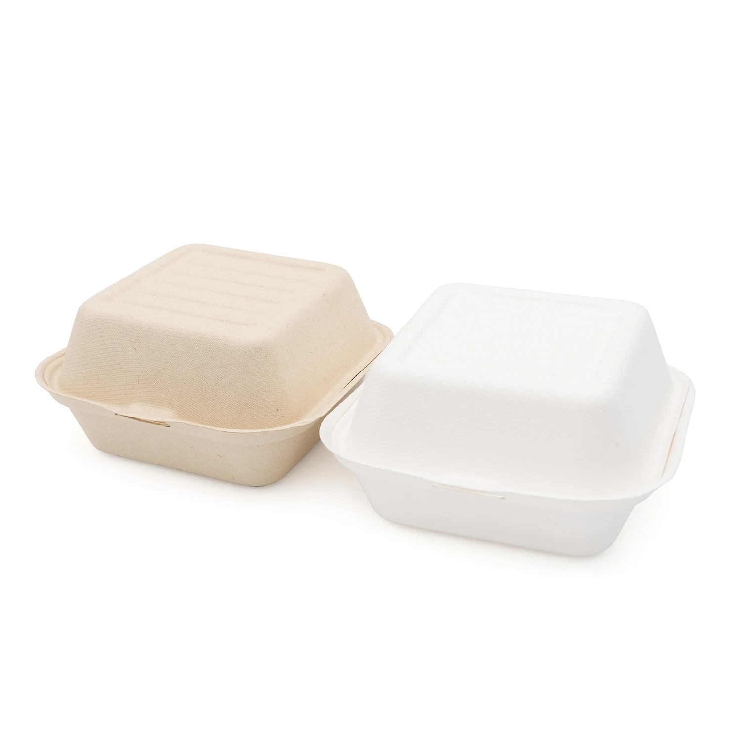 Professional  Manufacture  environmentally friendly bagasse  tableware  450ml Hamburger Box