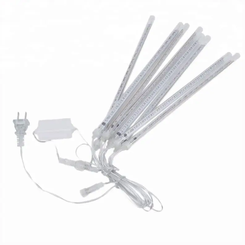 
Wedding Holiday Party Halloween Xmas LED Meteor Shower Rain 50cm 10 Tubes 540 LED Icicle String Raindrop Cascading Lights 