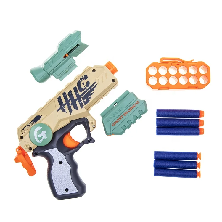 
Amazon Cheap Hot Sale Small Soft Bullet Gun Shooting Toys For Child 