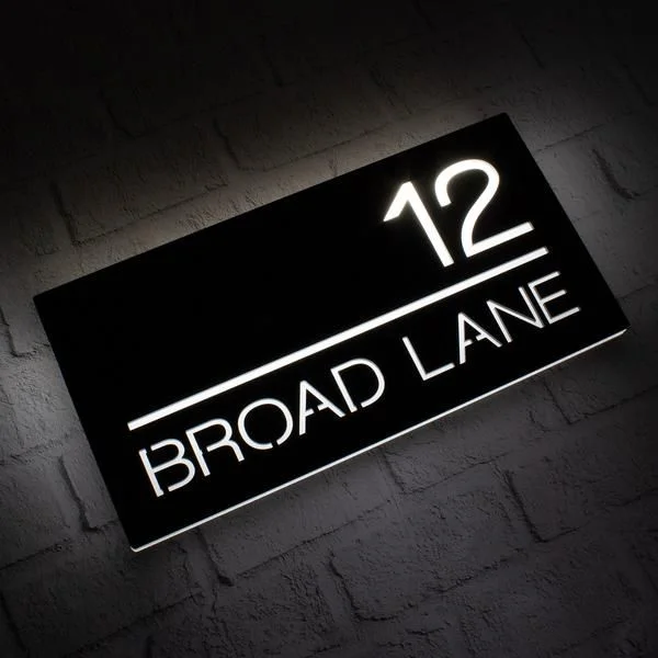 Modern Door Plates Hotel Door Number Custom Door Sign Plate For Apartment